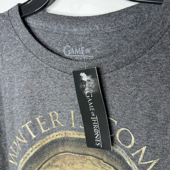 HBO Game of Thrones Winter is Coming Adult T-shirt Size 2XL - Picture 2 of 4